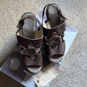 Fiorentini + Baker Wedge Sandal, NWT